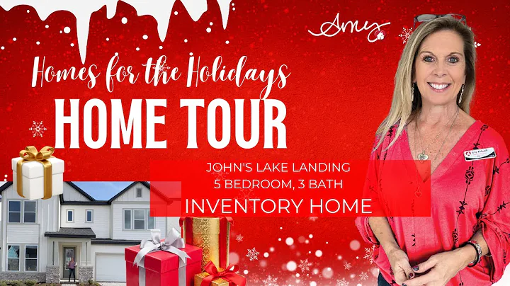 Home Tour | David Weekley |  5 Bedroom | Homes for the Holidays 2022 | Orlando Real Estate -Clermont