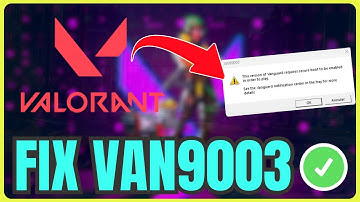 How To Fix Van9003 Valorant Error (EASY) 2025
