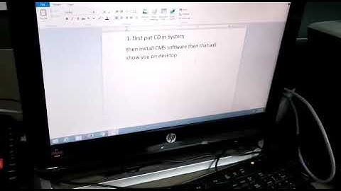 Installation of central monitoring system part 1