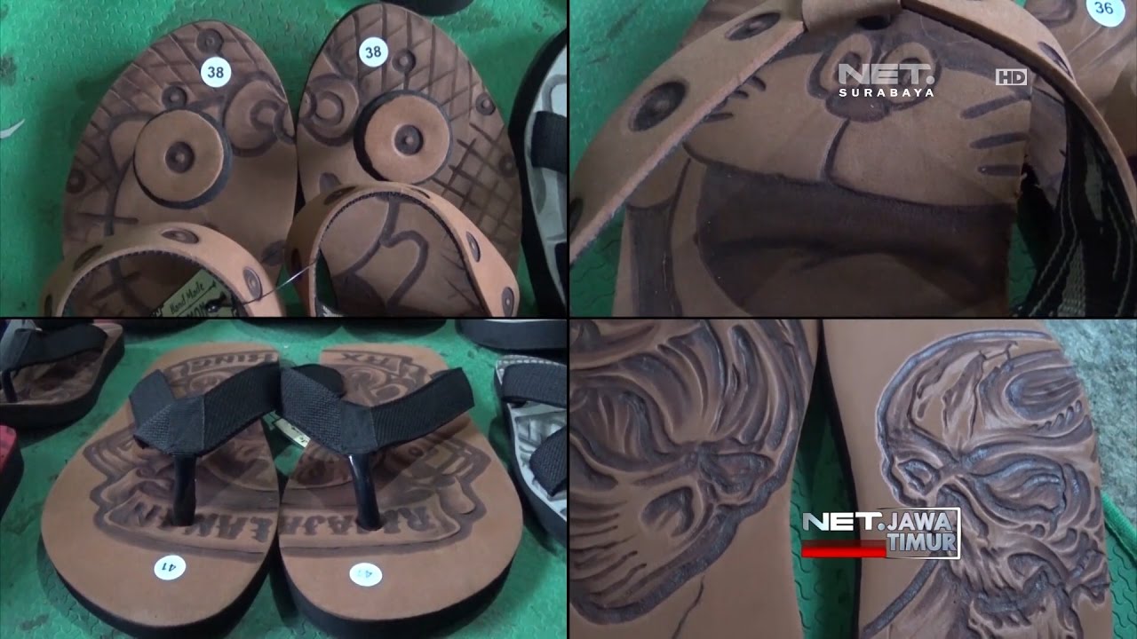 NET JATIM KREASI UNIK SANDAL UKIR OBONG YouTube NET JATIM KREASI UNIK SANDAL UKIR OBONG YouTube
