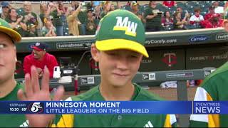 Minnesota Moment: Coon Rapids/Andover Little League team honored at Twins game
