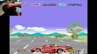 OutRun - wheel -  Windows 10 - Microsoft SideWinder Force FeedBack -Arcade