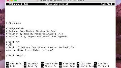 Odd and Even Number Checker in Bash