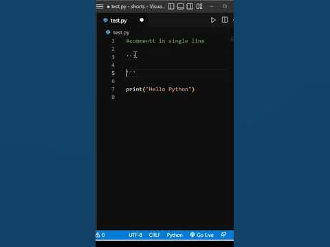 how to provide comments in python | single line comment and multiline ...