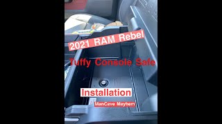 Tuffy security Console Safe  2021 Ram Rebel