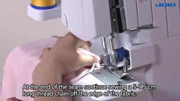 3. Juki MO-80CB - Trial sewing