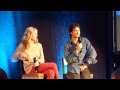 Ian Somerhalder and Candice Accola Q&A at Brussel saying I love you in different languages