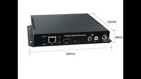 H.264 HDMI&CVBS Video ENCODER Support ONVIF live and NVR /1080P live stream encoder factory supplier