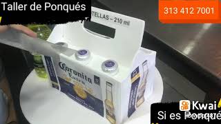 Ponqué Six Pack Coronita 313 412 7001