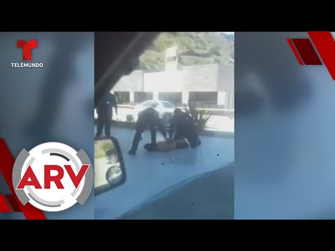 Captan a policía asfixiando a detenido hasta la muerte | Al Rojo Vivo | Telemundo