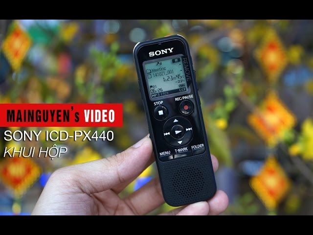 Khui hộp máy ghi âm Sony ICD-PX440 - www.mainguyen.vn