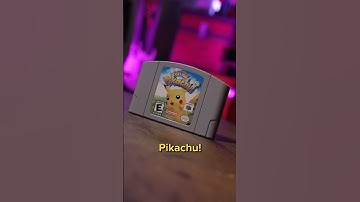 Hey You, Pikachu! 🎤  #pikachu #pokemon #nintendo64 #unboxing #retrogames #retrogamer