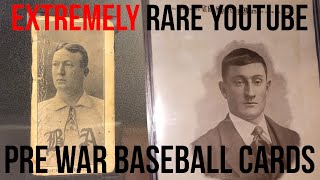 The RAREST Pre War Baseball Cards on YouTube!