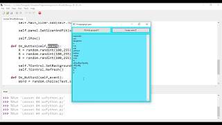 GUI με wxPython - Μάθημα 04 - Events Buttons Sizers