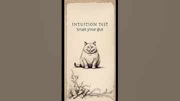 Intuition test ⭐️, what did you get? #challenge #intuition #intuitiontest #psychology #test #shorts