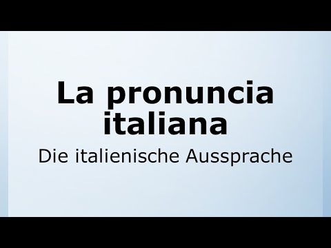 1 - Die italienische Aussprache | La pronuncia italiana | Italienisch leicht gemacht mit Ottimo! 🇮🇹