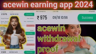 ACEWIN APP ||ACEWIN APP free recharge tricks 😱||New colour Treding app .. screenshot 5