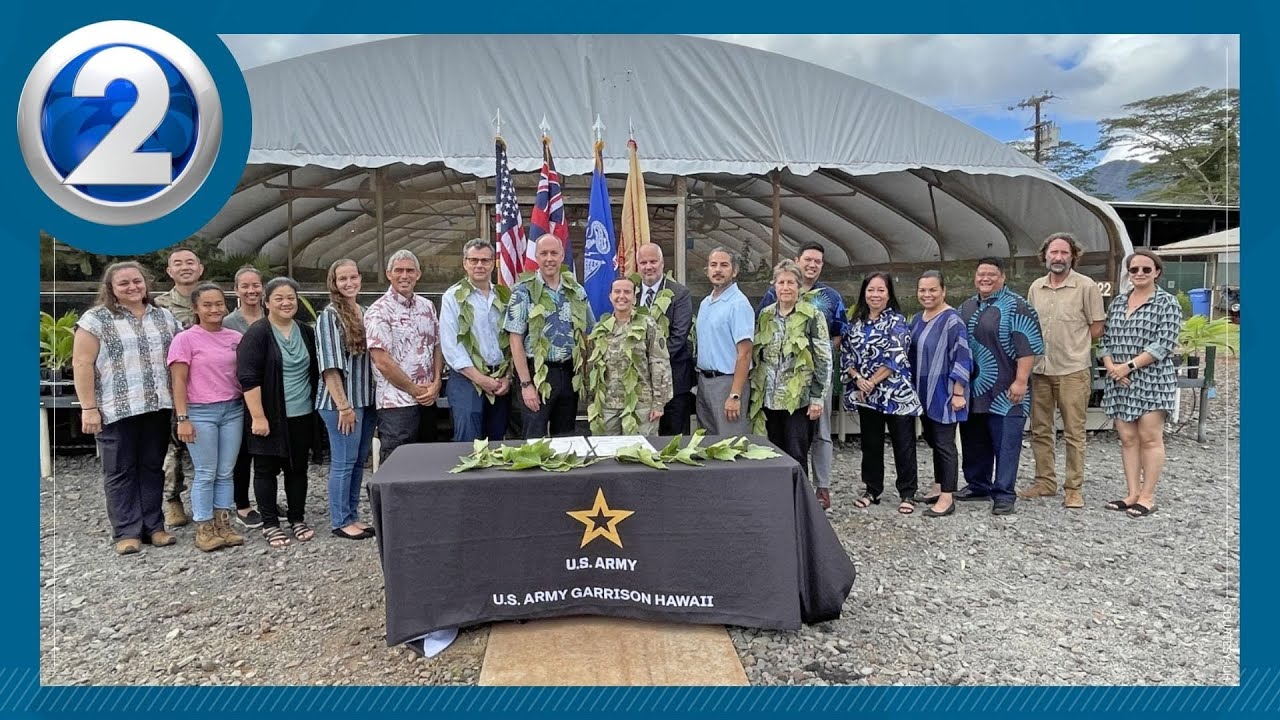 University of Hawaiʻi, U.S. Army Garrison Hawaiʻi strike deal to improve environmental efforts on mi