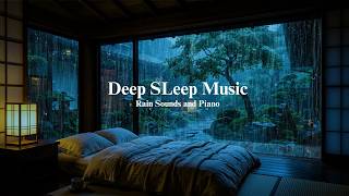 Calm Your Mind with Piano and Rain | Peaceful Window Rain Sounds for Relaxation