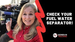 Why You Need to Check Your Fuel Water Separator