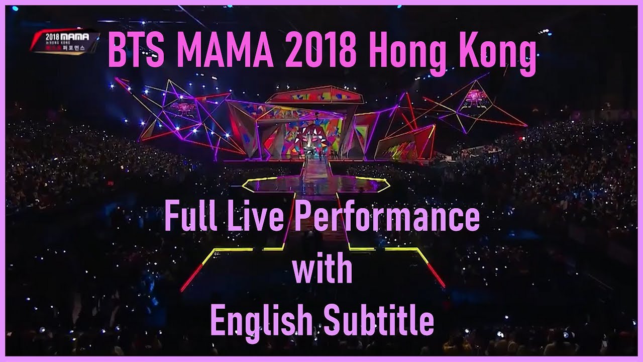 BTS (방탄소년단) Full Live Performance at MAMA in Hong Kong 2018[ENG SUB][Full  HD] 