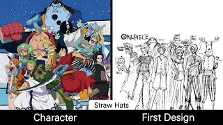 One Piece Characters First Designs