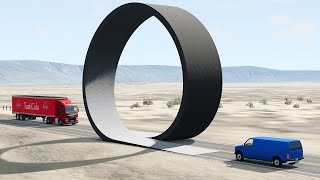 Cars vs Vertical Loop – BeamNG.Drive screenshot 5