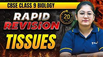 Tissues | Rapid Revision in 20 Minutes🔥 | CBSE Class 9 Biology | Khushboo Ma