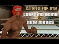 CJ learning some new moves