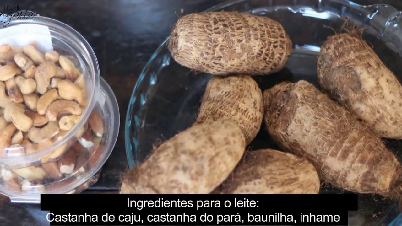 CANJICÃO COM LEITE DE INHAME RECEITAS SEM LACTOSE #DICADAMARI
