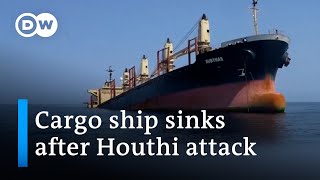 After Houthi attack: Cargo ship with 41,000 tons of fertilizer sinks | DW News Profile