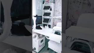 The VODEX SalonAIR 🤝 helping nail techs breathe clean air 😊 Can you spot your salon in this video? #