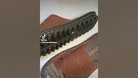 Streetwalk Footwear Marikina Made Nubuck Slip On Leather Sandals for Men / Balat na Tsinelas for Men