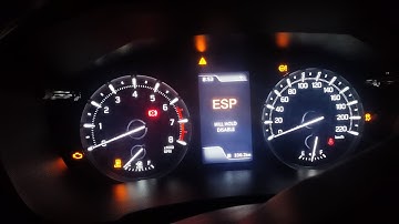 ESP hill hold disable EsP malfunction is due to BCM or BCS (Body Control system or motor) broken