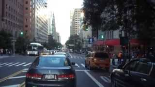New york sightseeing and nyc attractions, driving through manhattan in
downtown city, usa - part 1
