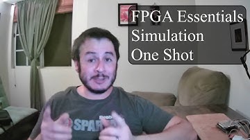 Quartus simulation of one shot module FPGA Essentials 010