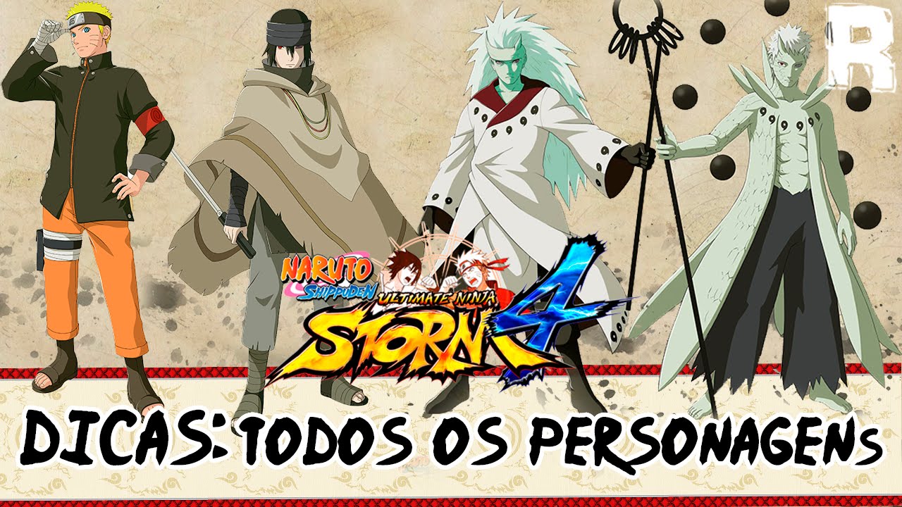 Naruto Ultimate Ninja Storm 4: como desbloquear todos personagens