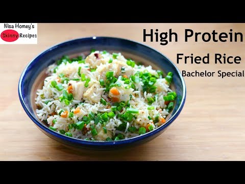 Healthy High Protein Fried Rice Recipe - Tasty, Easy To Make Rice Recipe At Home - Paneer Fried Rice