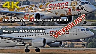 Bombardier Cseries Cs300 Vs? Airbus A220-300 4K