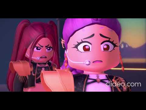 KPOP demon hunters full takedown reverse roblox music clip by huntrix
