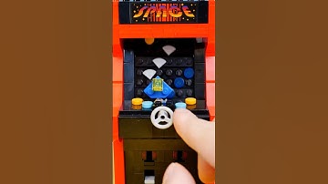 I built a motorized LEGO arcade machine that really works! #lego #legomoc #arcade