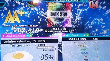 [DDR A20 PLUS] MAX 360 Expert Double 18 982,410