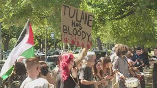 Students suspended, staff warned during pro-Palestinian protests at Tulane