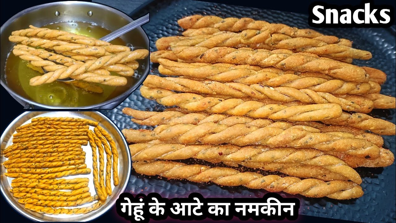 खस्ता आटा-बेसन की मठरी | tea time snacks iftar recipe। iftar snacks।holi namkeen। आटा नमकीन