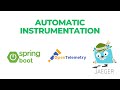Automatic Instrumentation of Spring Boot Application using OpenTelemetry &amp; Monitor using Jaeger