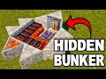 RUST - HIDDEN SECRET BUNKER / 2x2 Base Design