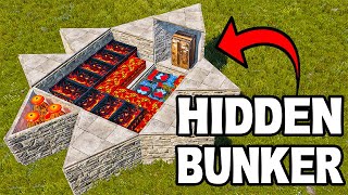 RUST - HIDDEN SECRET BUNKER / 2x2 Base Design