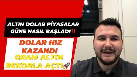 Altın Dolar Güne Nasıl Başladı?Dolar Alacak Olanlar Dikkat‼️Altın Rekorla Açtı🚀Euro Borcu Olanlar⛔️