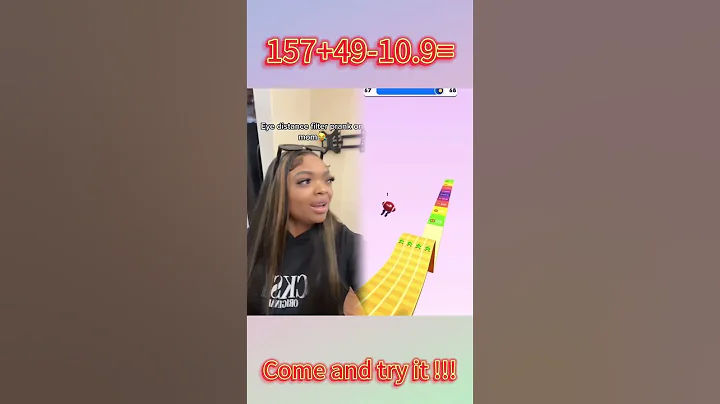 Eye distance filter prank on mome #funnyvideo