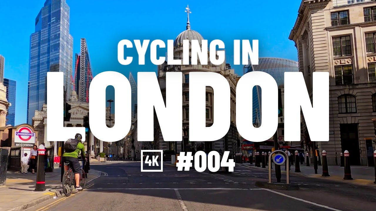 Cycling in London 4K - City of London